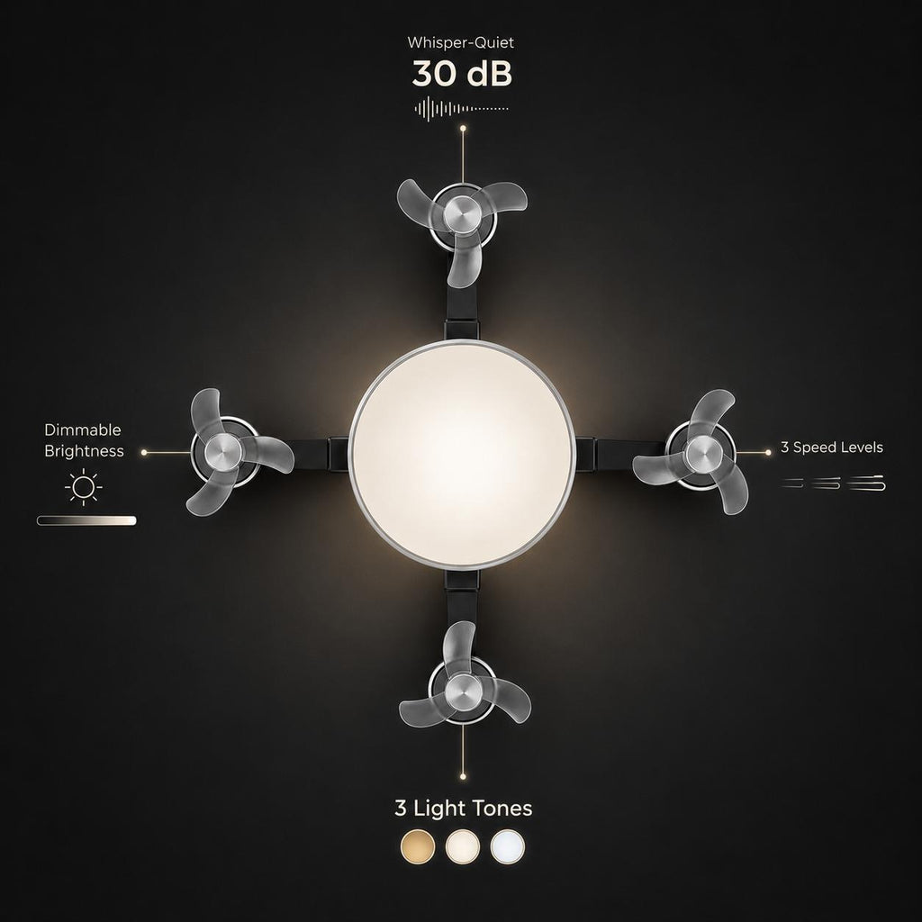 AeroLux™ Four-Blade Ceiling Fan