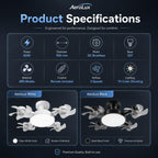 AeroLux™ Four-Blade Ceiling Fan